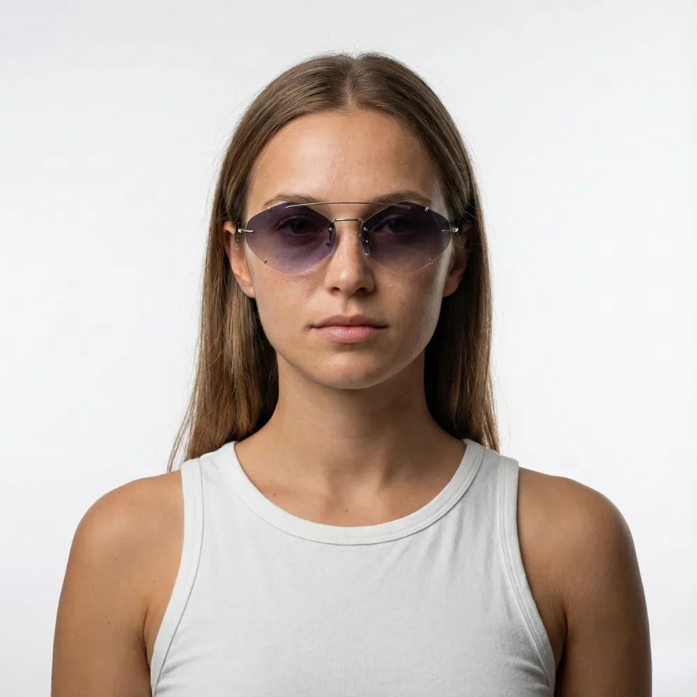 Minimal round sunglasses by HARO Eyewear — Cap d'Antibes editorial